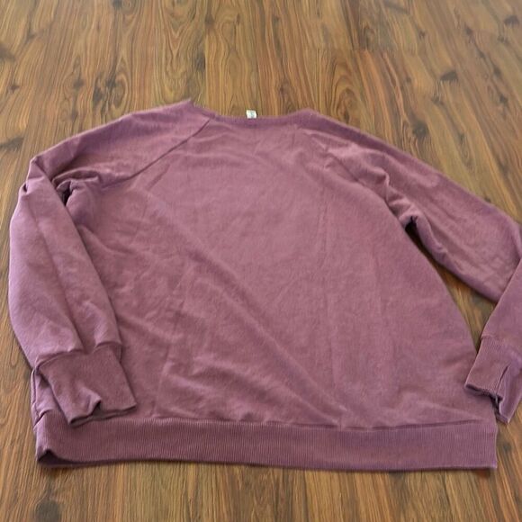NWT Ouray Heather purple cabinet mountains Troy Montana sweatshirt L lightweight - Picture 5 of 5